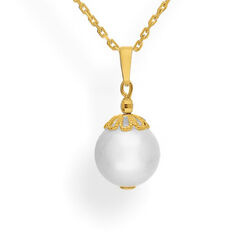 Srebrny naszyjnik whit SWAROVSKI PERŁA 12mm p. 925