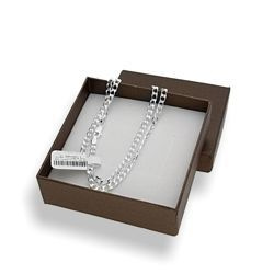 Srebrny łańcuszek PANCERKA 10L120 - SREBRO p. 925