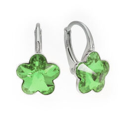 Srebrne kolczyki from Swarovski KWIAT - SREBRO 925