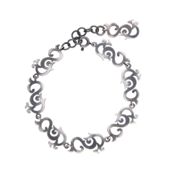Srebrna bransoletka pnącza - pr. 925