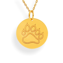 Srebrny naszyjnik ŁAPA NIEDŹWIEDŹ - SREBRO pr 925 