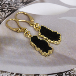 Srebrne kolczyki TURMALIN - SREBRO pr. 925 NEW!