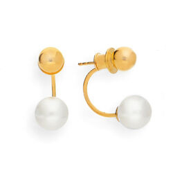 Srebrne kolczyki PERŁY SWAROVSKI - SREBRO p. 925