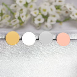 SZT-340A Silver earrings LOTUS FLOWER - Sterling Silver 925