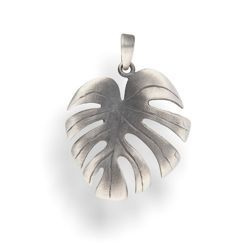 Srebrna zawieszka LIŚĆ MONSTERA - SREBRO p. 925