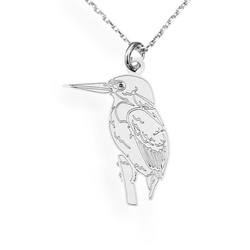 Necklace KINGFISHER - Sterling Silver 925