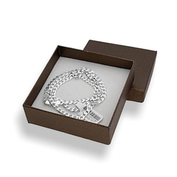 Srebrny Łańcuszek - PANCERKA PL100 - pr. 925