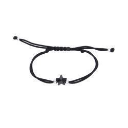 Bransoletka kryształek Swarovski GWIAZDA - srebro