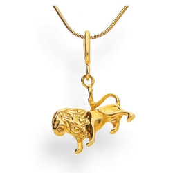 Srebrna zawieszka - ZODIAK - Lew - pr. 925