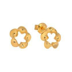 Srebrne kolczyki sztyfty KWIATEK - pr. 925