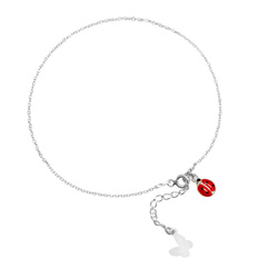 Srebrna branoletka PARAGRAF -SREBRO p. 925 złocone