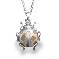 SREBRNY NASZYJNIK - Duża Biedronka - PR.925