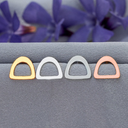 SZTZ-414 Srebrne sztyfty strzemiona 925 POZŁACANE