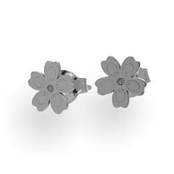 SZTP-382 Srebrne kolczyki kwiat - srebro p. 925