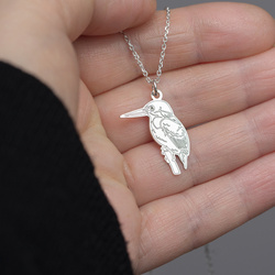 Necklace KINGFISHER - Sterling Silver 925