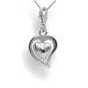 Srebrna zawieszka - charms - SERCE pr. 925