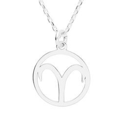 Srebrny naszyjnik ZNAK ZODIAKU BARAN - p. 925