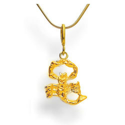 Srebrna zawieszka - ZODIAK - Skorpion - pr. 925