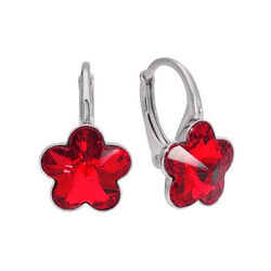 Srebrne kolczyki from Swarovski KWIAT - SREBRO 925