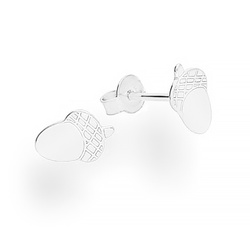 SZT-761 Silver earrings ACORN - Sterling Silver 925