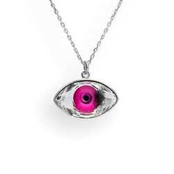 Srebrny naszyjnik OKO SWAROVSKI - SREBRO pr. 925