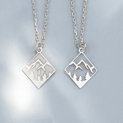 Srebrny naszyjnik GÓRY - srebro p. 925 