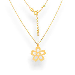 Srebrny naszyjnik KWIAT , KWIATEK - SREBRO pr. 925