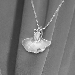 Srebrne kolczyki from Swarovski MIŁORZĄB - SREBRO