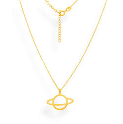 Srebrny naszyjnik PLANETA SATURN - SREBRO pr 925