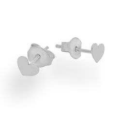 Silver earrings HEART - SILVER 925
