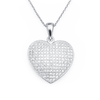 Srebrny naszyjnik SERCE CYRKONIE -SREBRO 925 CUDO!