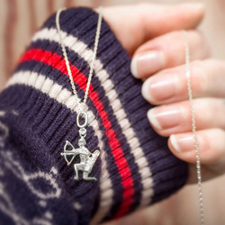 Srebrny naszyjnik ZNAK ZODIAKU WAGA - SREBRO p 925