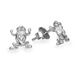 SZT-745 Silver earrings KINGFISHER - Sterling Silver 925