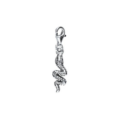 Srebrny charms - WĄŻ ŻMIJA - pr. 925