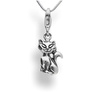 Srebrna zawieszka - charms - KOT pr. 925