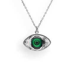 Srebrny naszyjnik OKO SWAROVSKI - SREBRO pr. 925