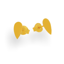 Silver earrings DROPS - SILVER 925 gold plated