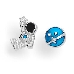 Srebrne kolczyki sztyfty KOSMOS PLANETA - p. 925