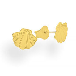 SZTZ-740 Kolczyki MUSZLA św. JAKUBA Srebro p 925