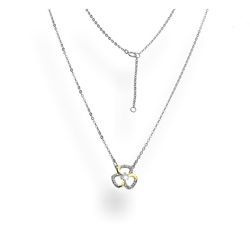 Srebrny naszyjnik - celebrytka - KWIAT pr. 925