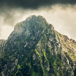 Srebrny naszyjnik GÓRY - srebro p. 925 POZŁACANY