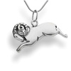Duża zawieszka znak zodiaku BARAN - SREBRO p 925