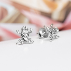 SZT-745 Silver earrings KINGFISHER - Sterling Silver 925