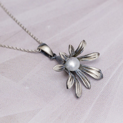 Necklace OAK LEAF - Sterling Silver 925