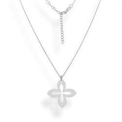Srebrny naszyjnik KWIAT KWIATEK - SREBRO pr 925