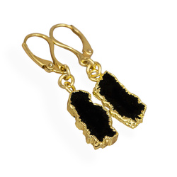 Srebrne kolczyki TURMALIN - SREBRO pr. 925 NEW!