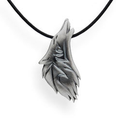 Srebrny naszyjnik WILK - SREBRO p. 925