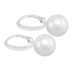 Srebrne kolczyki PERŁY PRECIOSA - SREBRO p. 925