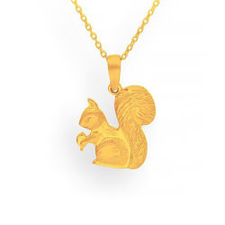 Srebrny naszyjnik WIEWIÓRKA  - SREBRO p. 925