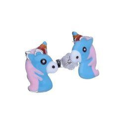 Srebrne kolczyki dziecięce JEDNOROŻEC - pr. 925